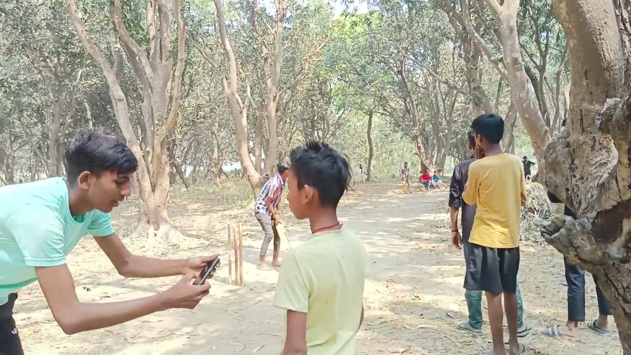 Cricket game in meghpur sitamarhi