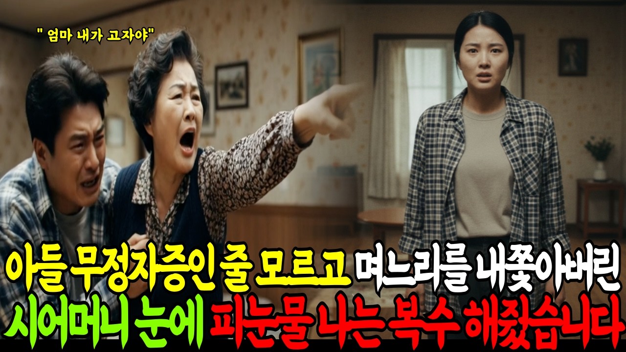 며느리 쫓아내려다가 아들 무정자증인 거 밝혀버린 시어머니 | 노후사연 | 인생사연 | 감동사연 | 시니어사연 | 오디오북 |