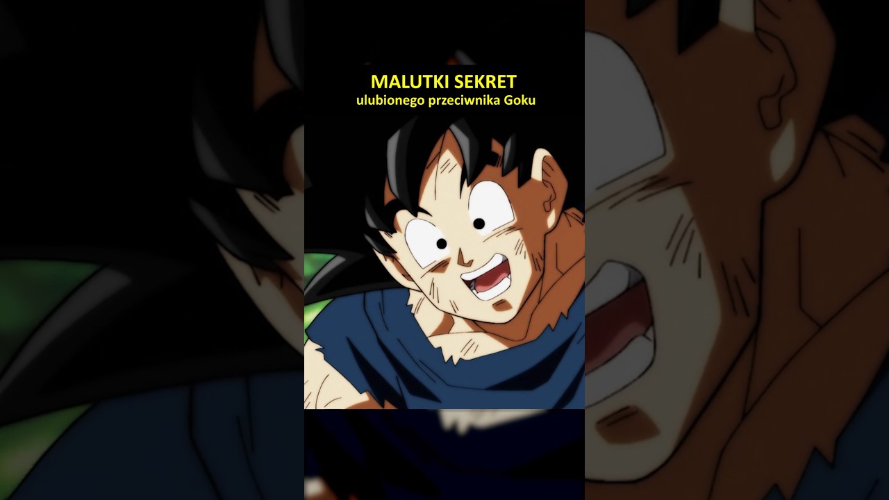 MALUTKI SEKRET ulubionego przeciwnika Goku  #dragonball