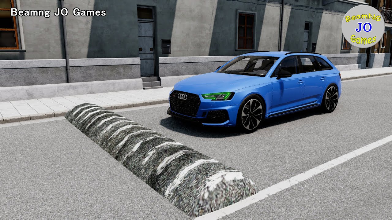 Cars vs Massive Speed Bumps #82 – BeamNG JO Games