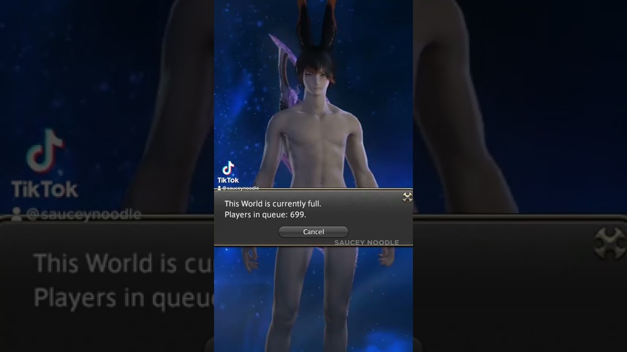 Logging into FFXIV in December 2021