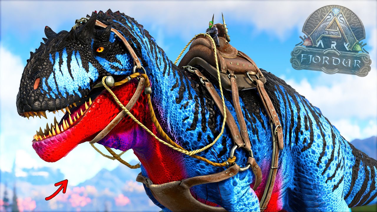 GIGANOTOSAURIO EVOLUCIONADO SUPERMUTANTE! NUEVO PALEO GIGANOTOSAURUS y mutaciones locas! ARK Fjordur
