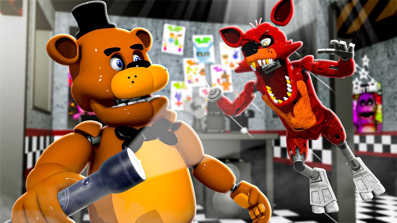Foxy is ANGRY at Freddy Fazbear (Piemations ANIMATIONS)
