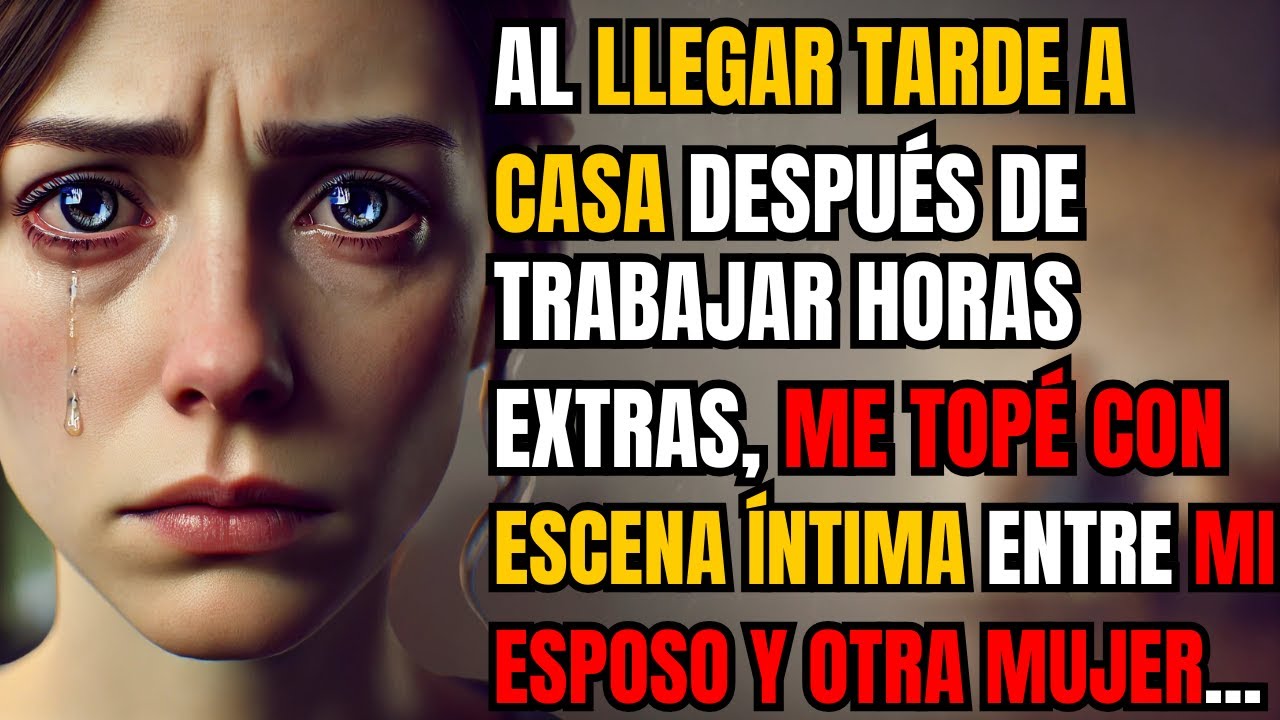 Al llegar tarde a casa después de trabajar horas extras, me topé con una escena íntima entre mi esp.