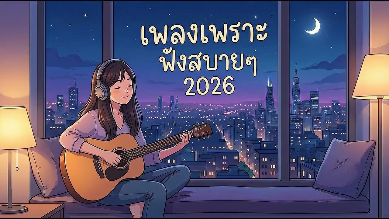 🎵 เพลย์ลิสต์เพลงเพราะ ฟังสบายๆ สไตล์คาเฟ่ ฟังระหว่างทำงานหรืออ่านหนังสือ💻