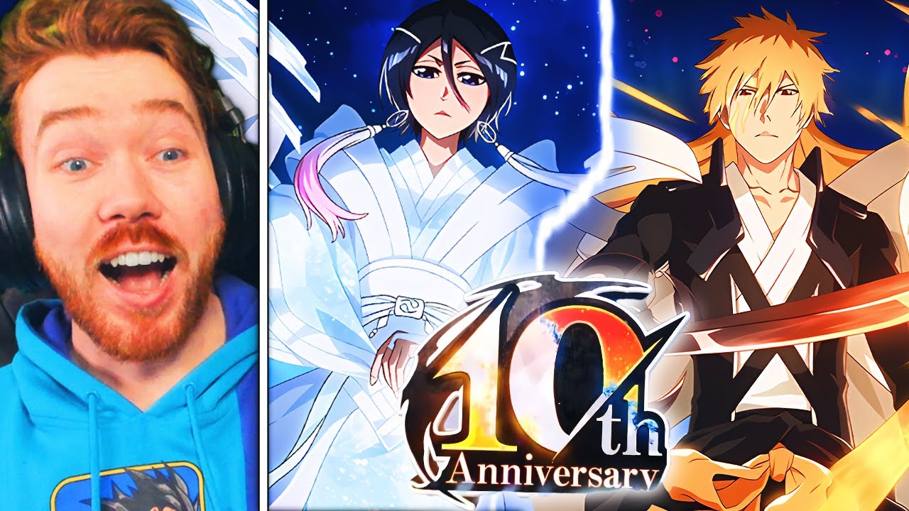 NEW 10TH ANNIVERSARY SOUL ASCENSION ICHIGO AND RUKIA REVEAL REACTION! Bleach: Brave Souls!