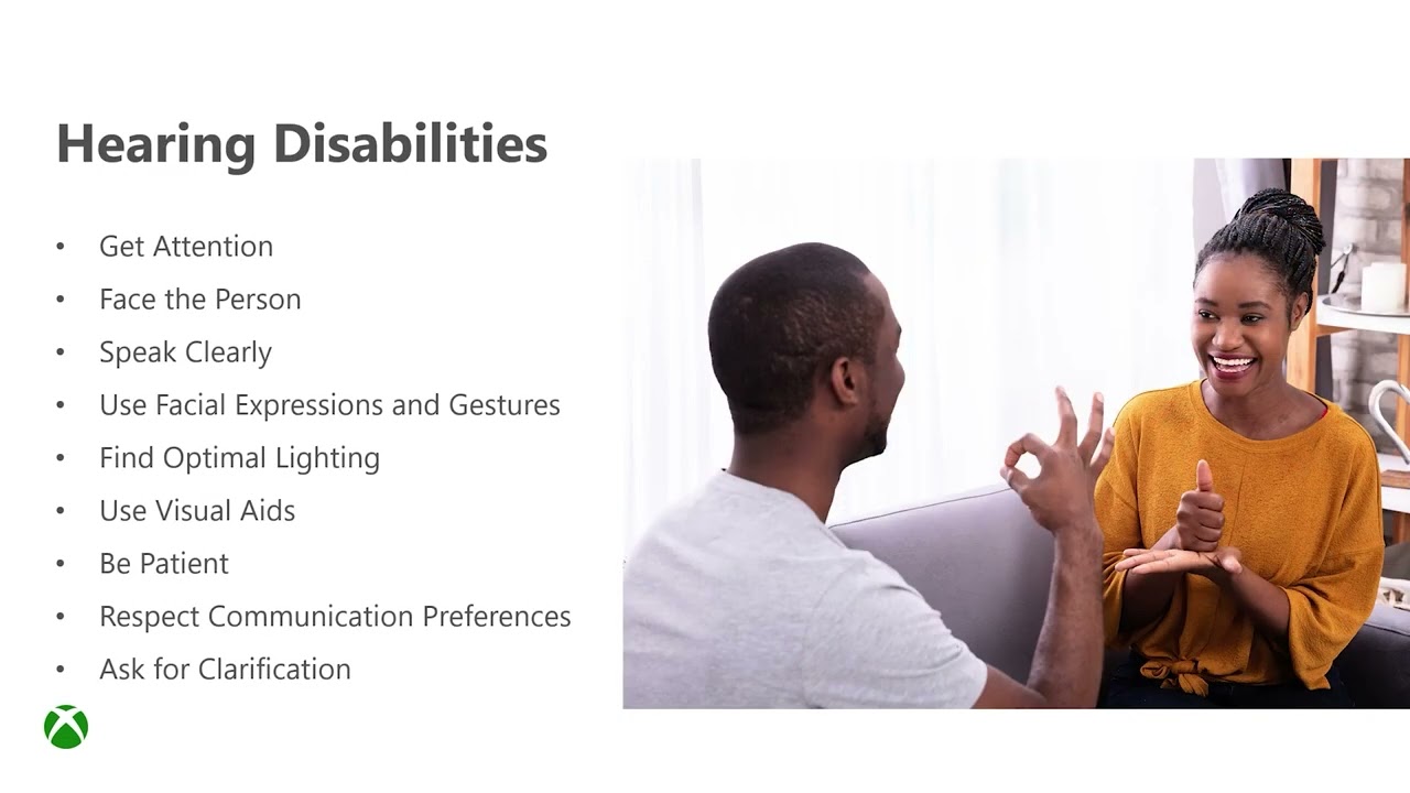 Xbox Accessibility Disability Etiquette
