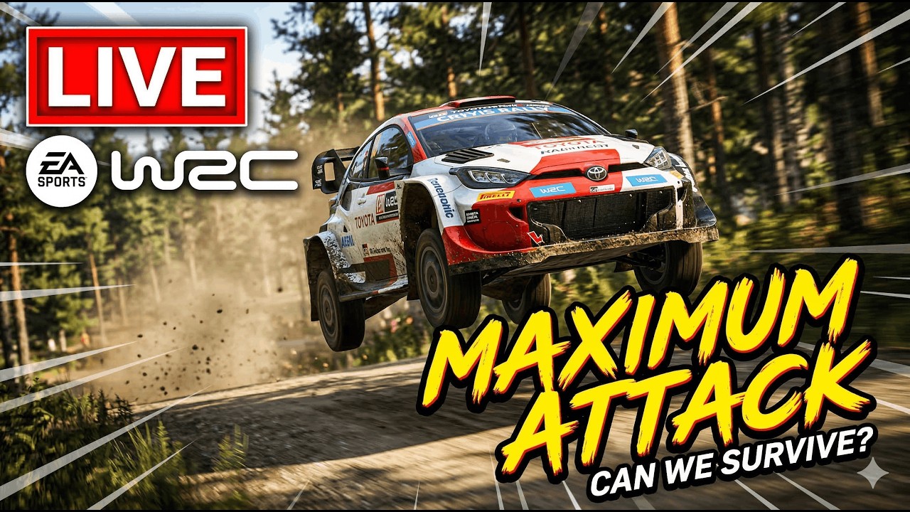 Maximum Attack in EA Sports WRC (Controller Gameplay Live) 🎮🔥