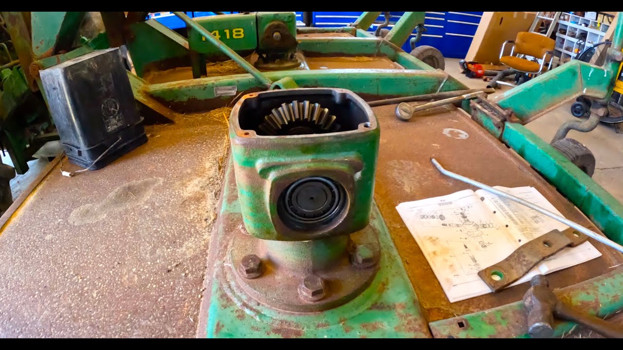 Finally Finishing the JD1418 Bushhog Repair!