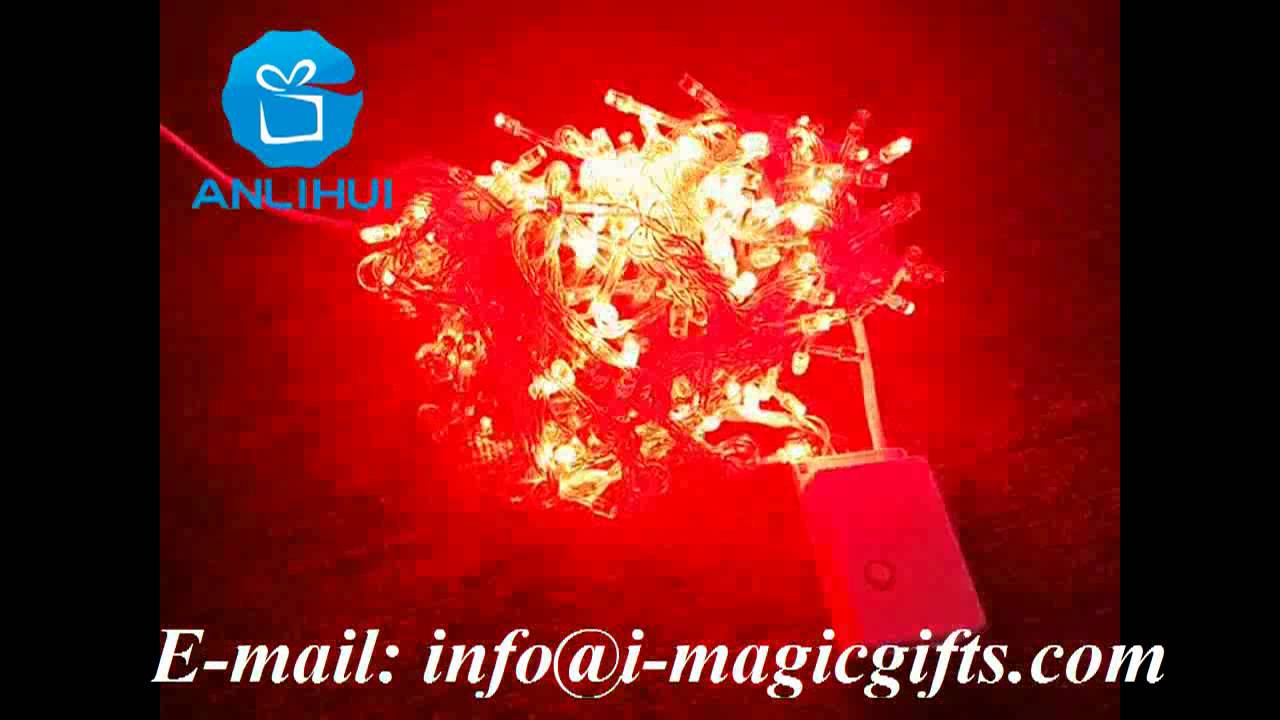 red led flashing fairy lights for home and outdoor christmas decoration
