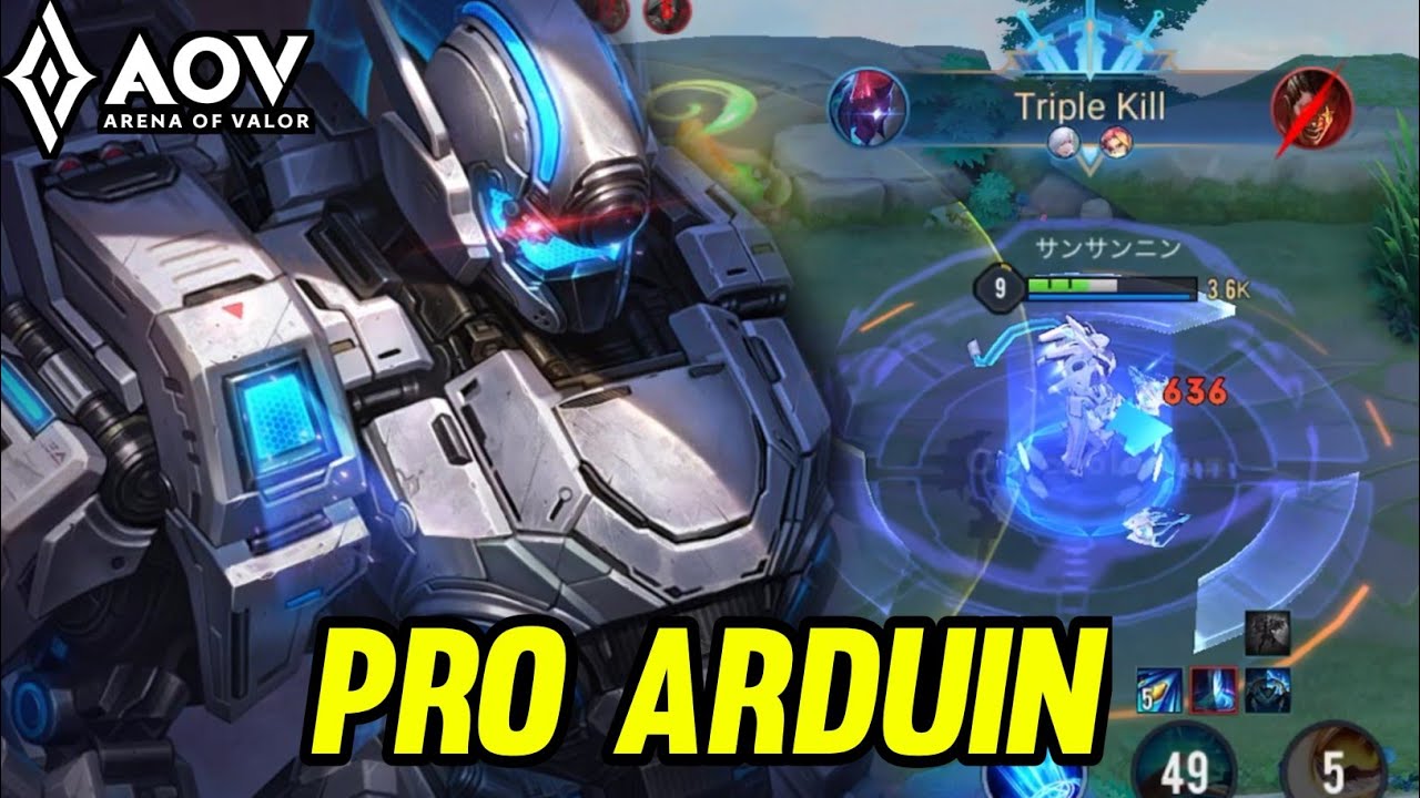 AOV : ARDUIN GAMEPLAY | PRO ARDUIN - ARENA OF VALOR LIÊNQUÂNMOBILE ROV COT