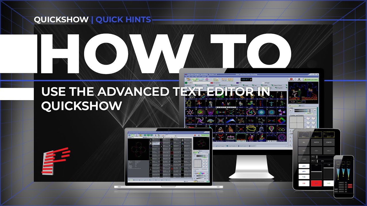How to Use the Advanced Text Editor in QuickShow