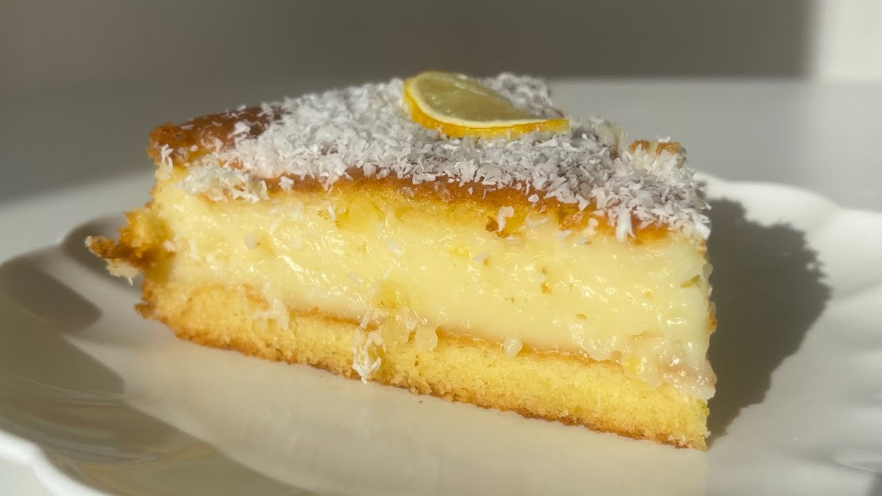 Gâteau coco citron - Hyper facile et rapide - Maison serir