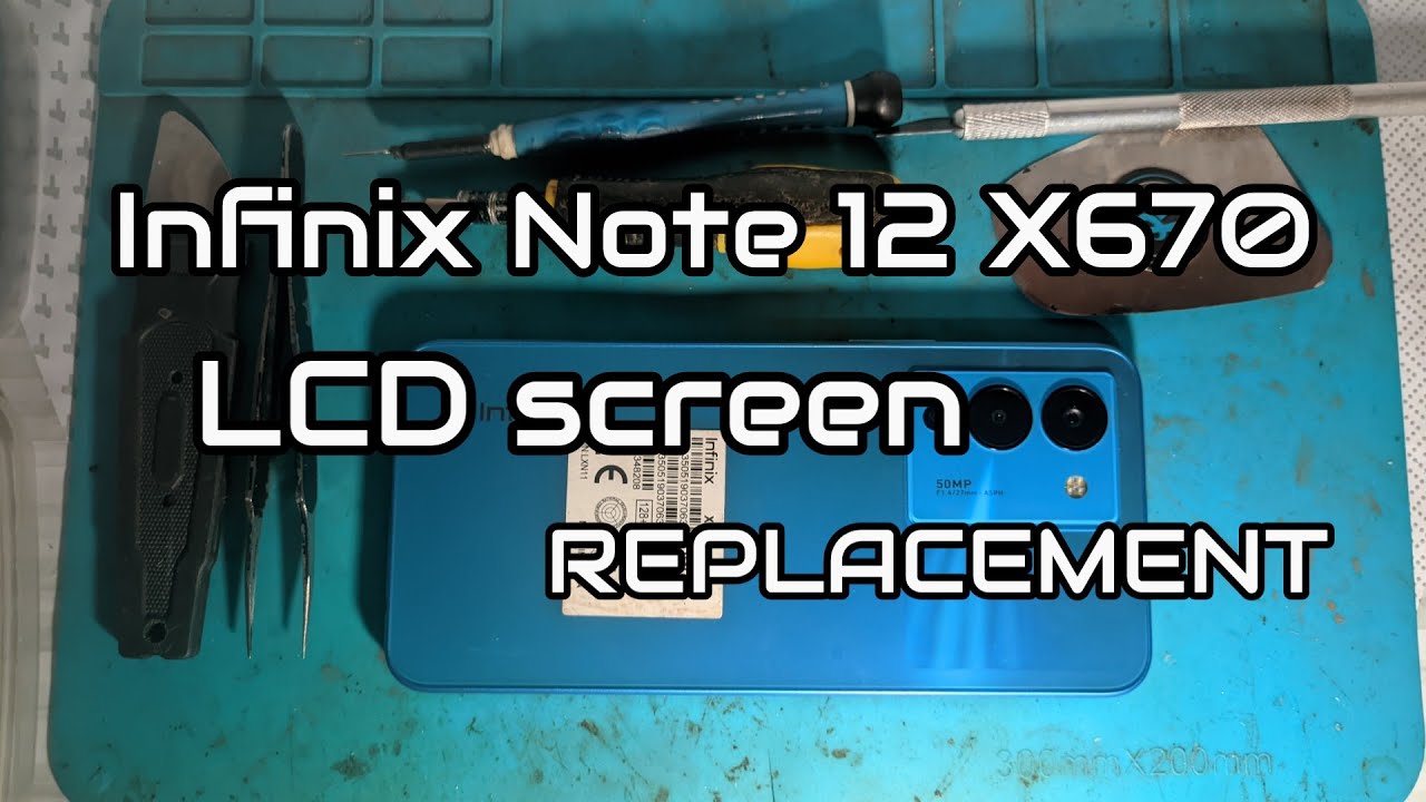 Infinix Note 12 X670 | LCD Screen Replacement | Disassembly 📱