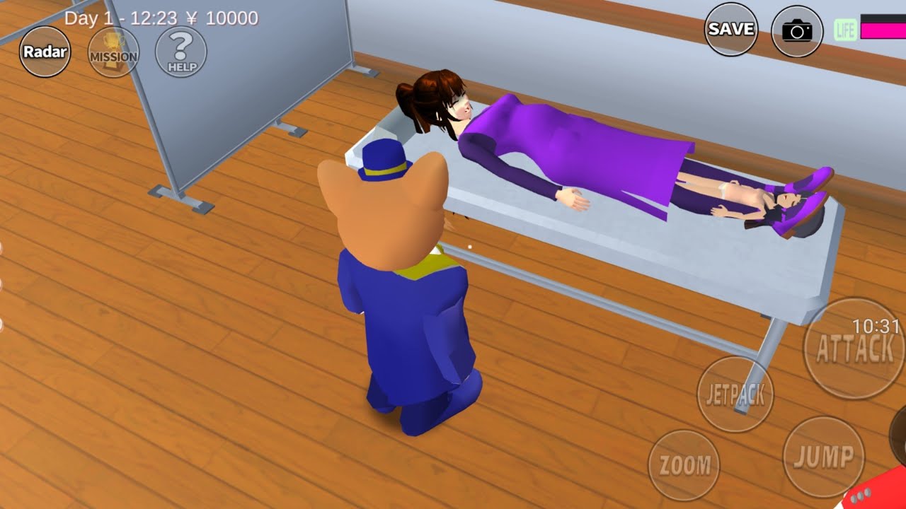 sedih 🥲 Sakura melahirkan rumahnya malah keb4karan | SAKURA school simulator