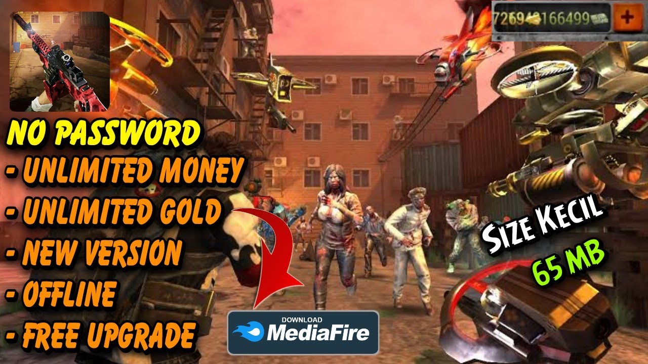 Zombie Hunter Mod Apk New 2023 - Unlimited Money & Gold | No Password