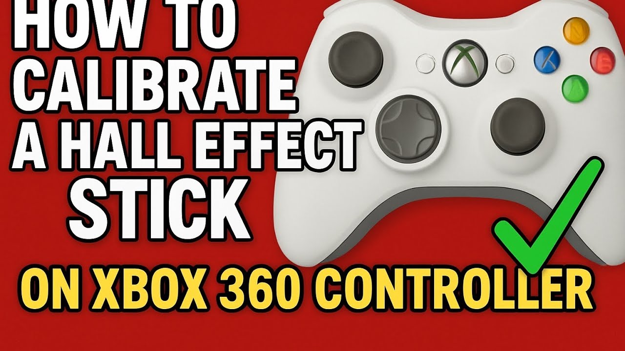 How to Calibrate Hall Effect/TMR Joysticks on Xbox 360 Controller | Easy Tutorial