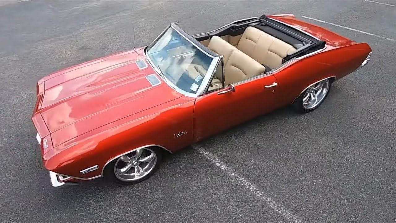 Test Drive 1968 Chevrolet Chevelle Convertible Ram Jet OD SOLD $42,900 Maple Motors #1187