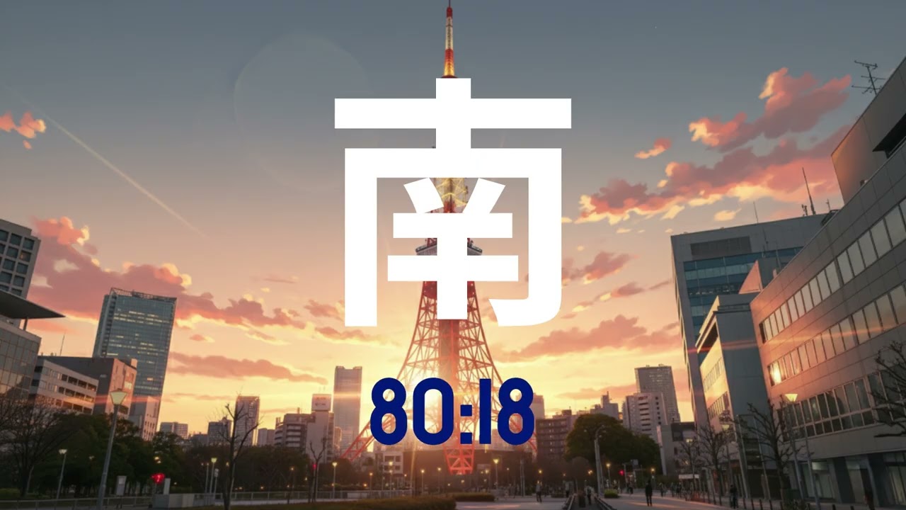 KANJI Timer 90min. | 南