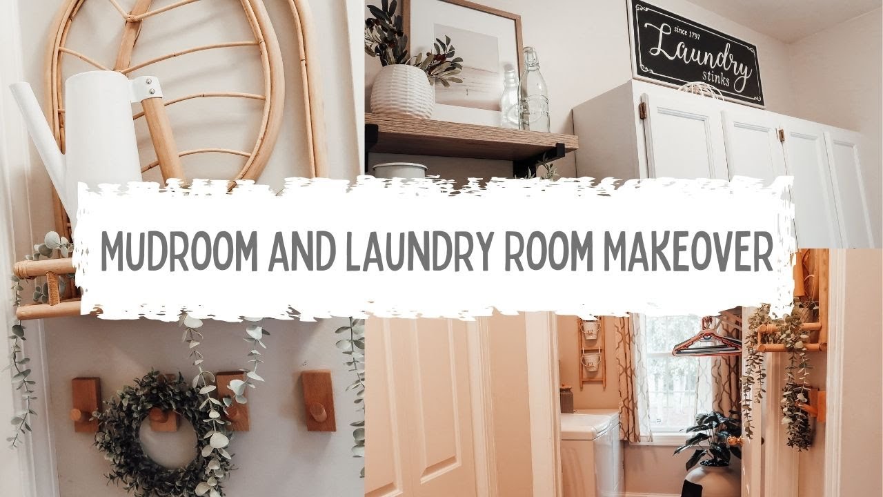 MUDROOM AND LAUNDRY ROOM MAKEOVER | Decorating Ideas for your Home | Decorate With Me