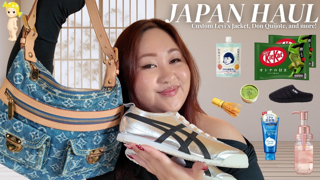 Japan Haul 🇯🇵 Onitsuka Tigers, a custom Levi's jacket, kit kats, and more!