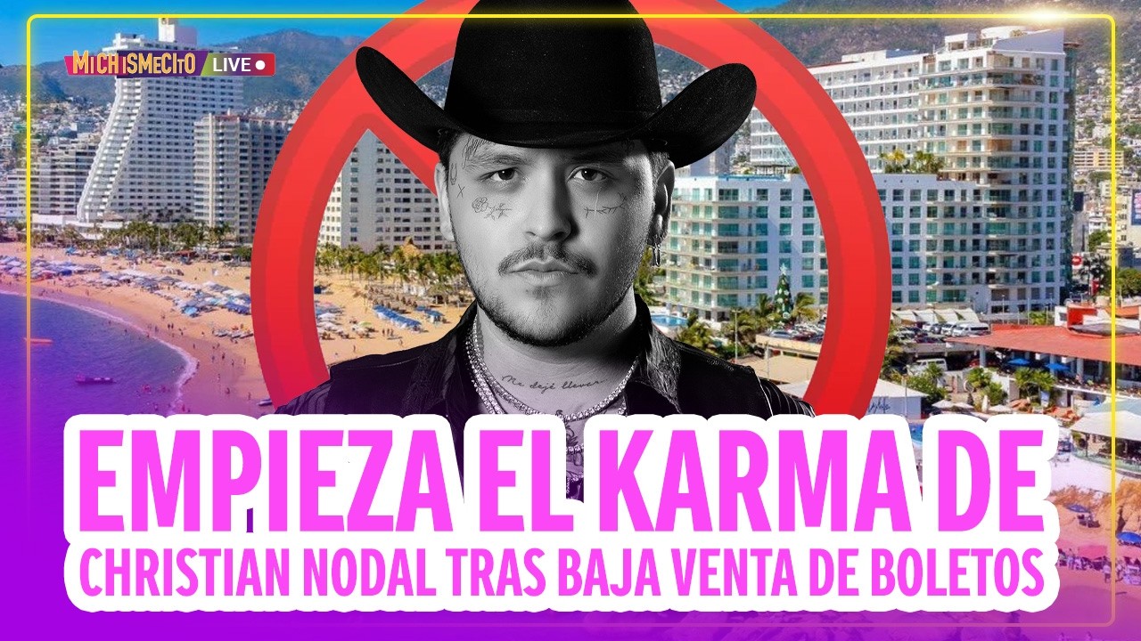 Empieza el Karma de Christian Nodal tras baja venta de boletos / MICHISMECITO