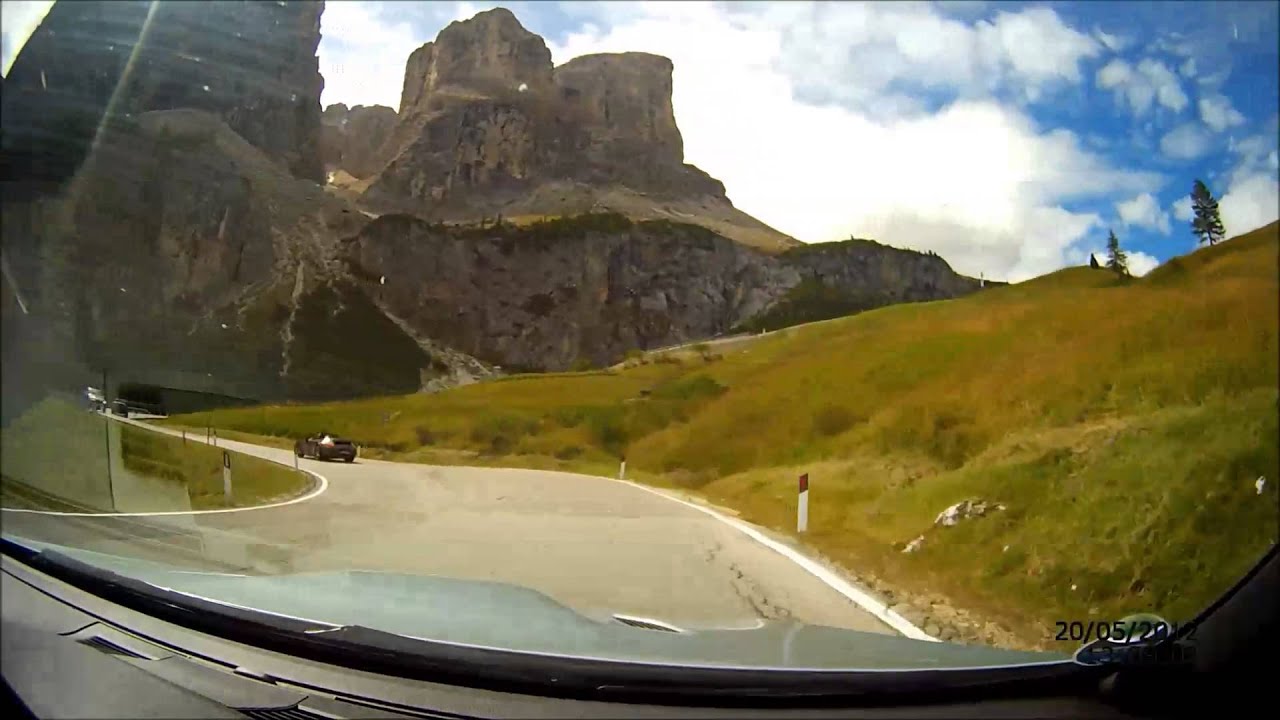 Gr&ouml;dner Joch Passo Gardena mit M3 - M5 - 911S - AudiQ - F 355
