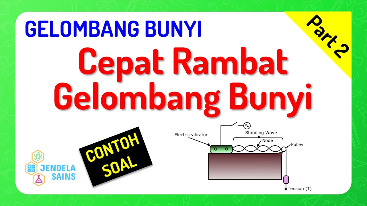 Gelombang Bunyi • Part 2: Contoh Soal Cepat Rambat Gelombang Bunyi