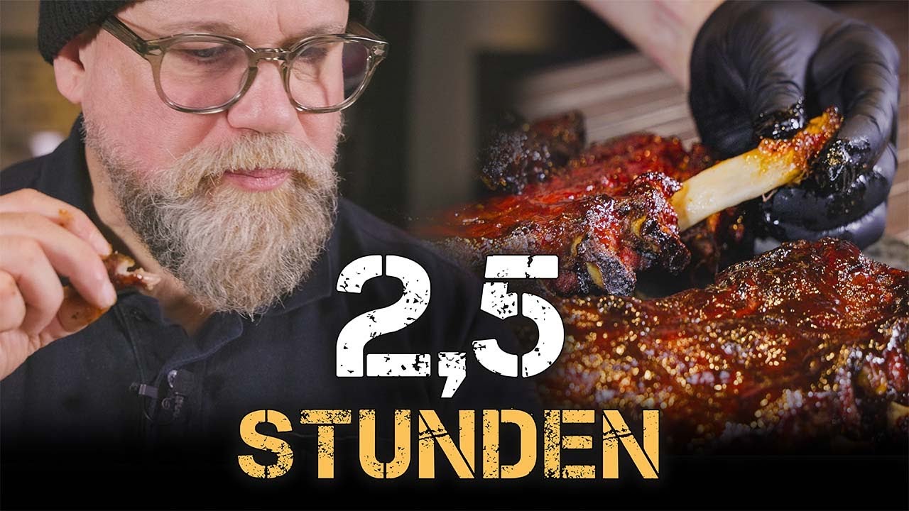 Spareribs vom Gasgrill brauchen keine 6 Stunden