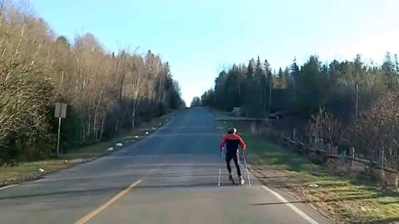 Roller ski hill intervals repeat