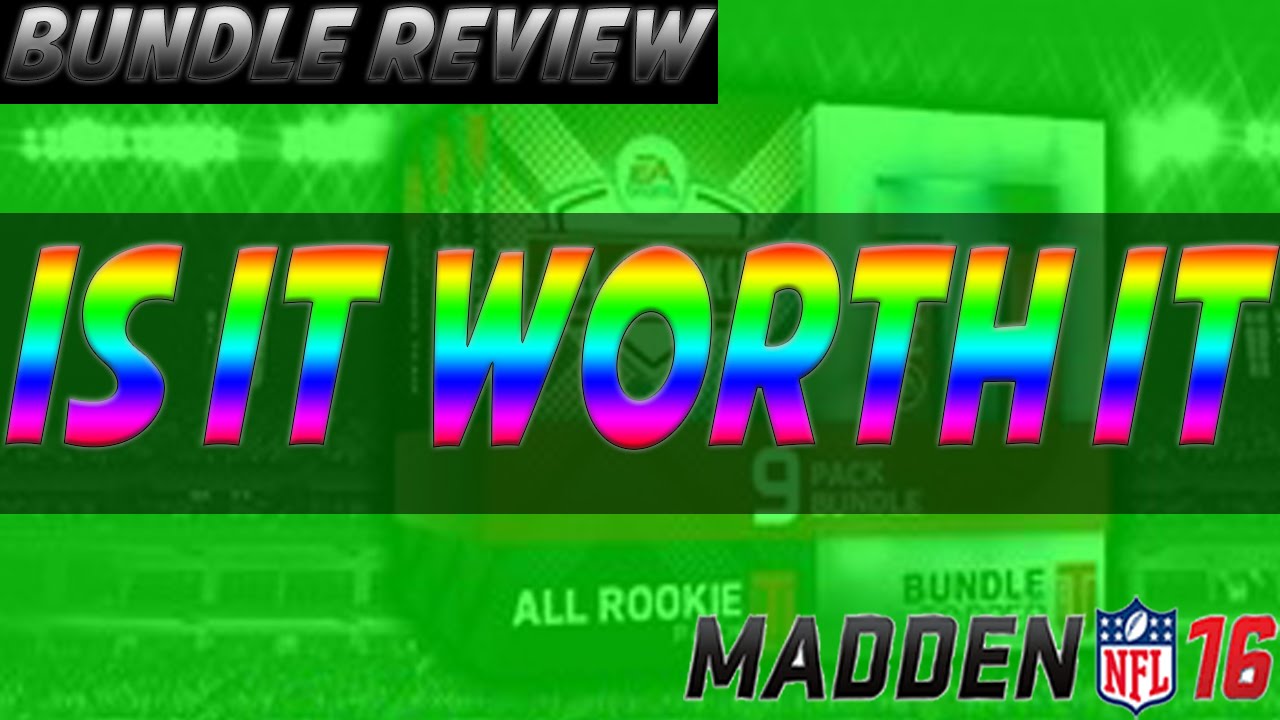 Is the New All rookie Bundle Worth it!??! | MUT 16 Bundle review