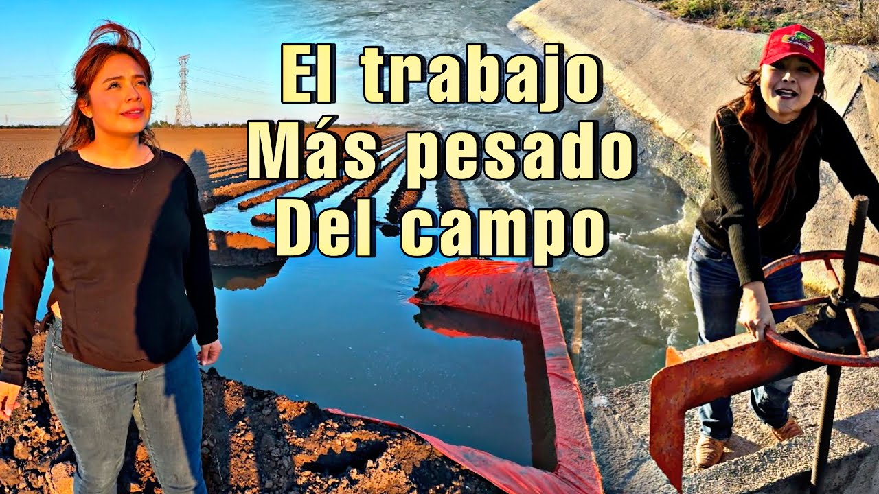 SACANDO AGUA PARA EL RIEGO 💦 nuestra vida en el rancho 👨‍🌾 las dos carnalas