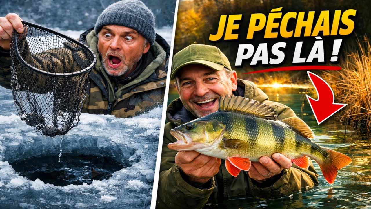 90% des pêcheurs se trompent : Le VRAI refuge d'hiver des perches.