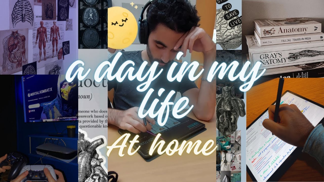A day with me at home (medstudent)🩺📚