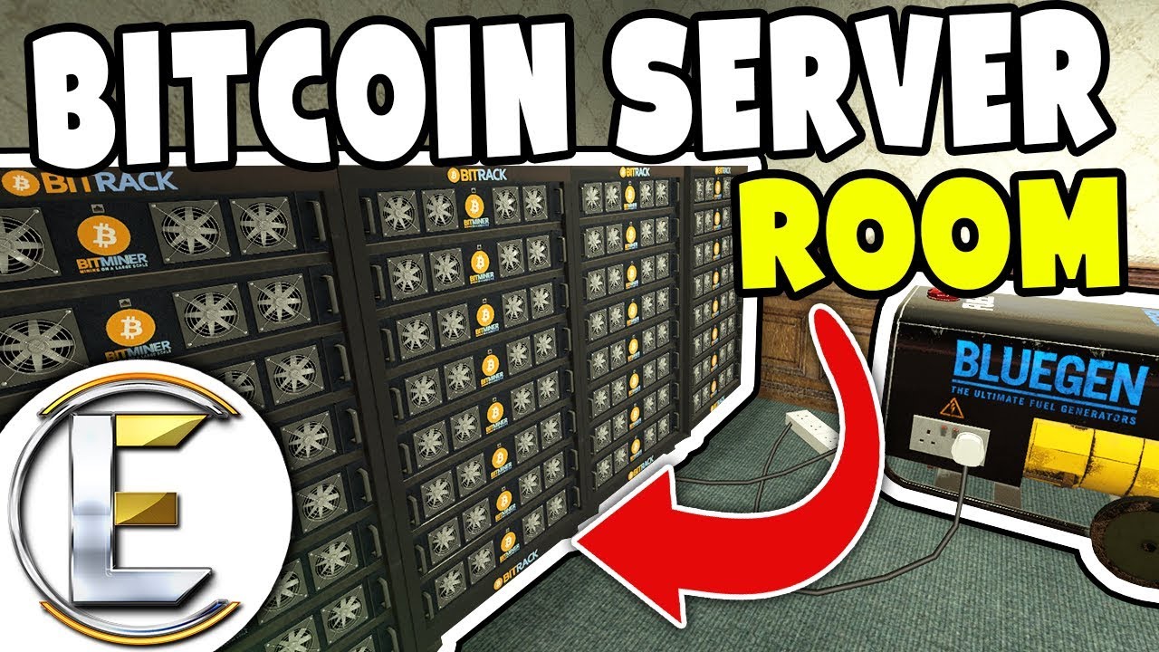 Bitcoin Server Room - GMOD DarkRP (Overclocking CPUs To 7GHz For Maximum Profits)
