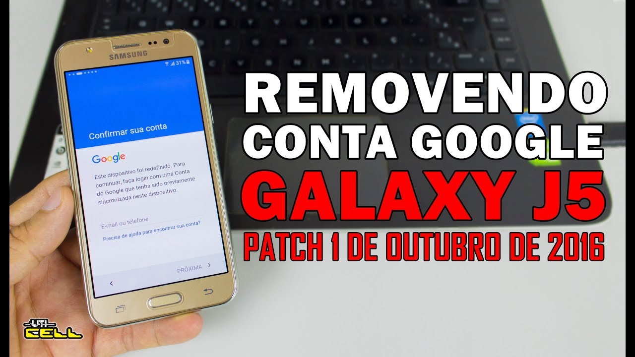 Removendo conta Google do Samsung Galaxy J5 (SM-J500H) #UTICell