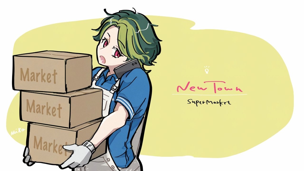 【 NEWTOWN 】#2-1 表の顔はスーパー店員【 伊波ライ / にじさんじ 】