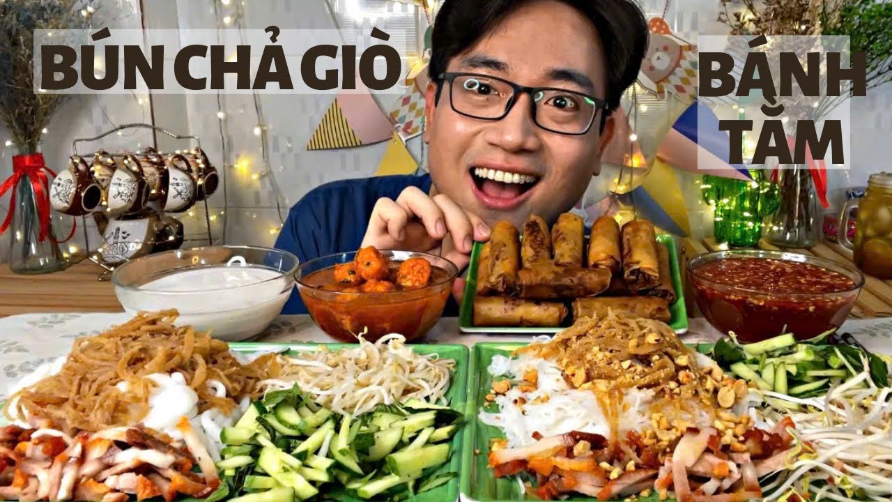 Ăn Vặt M&oacute;n B&uacute;n Chả Gi&ograve; Thịt X&aacute; X&iacute;u V&agrave; B&aacute;nh Tằm B&igrave; X&iacute;u Mại Chan Nước Cốt Dừa B&eacute;o Ngậy Ngon Nhức N&aacute;ch
