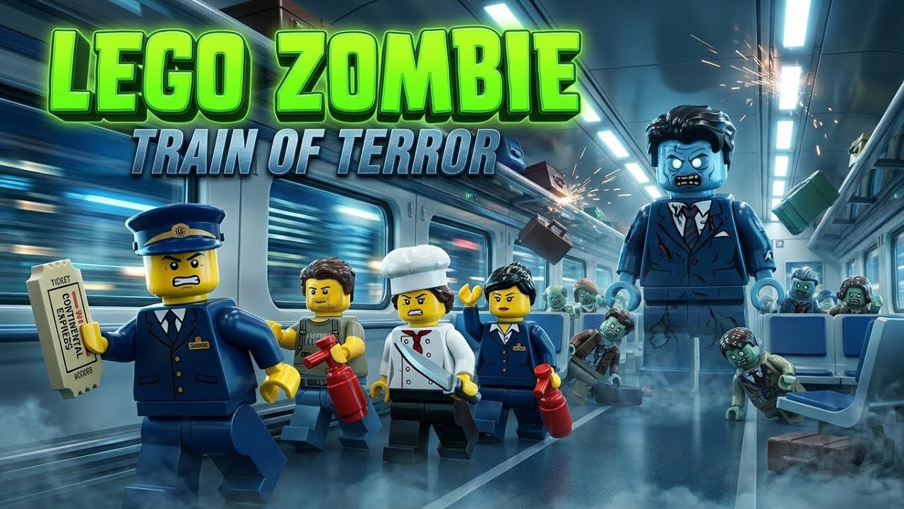 Zombie Outbreak: Train Of Terror | LEGO Zombie Animation | Full Episode 8