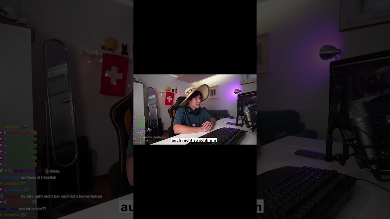 Er hat nen Fußfetisch 😂