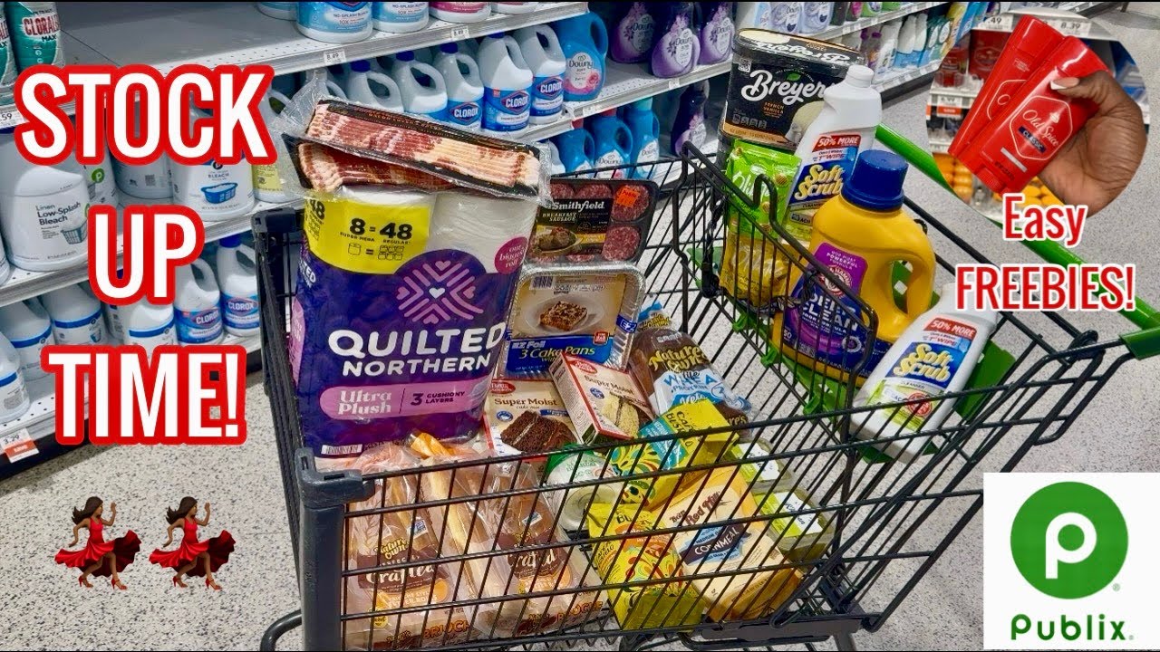 Publix Free & Cheap Grocery Couponing Deals & Haul|EASY PAPER STOCK UP 🧻 & FREEBIES!🔥| 12/17-12/24