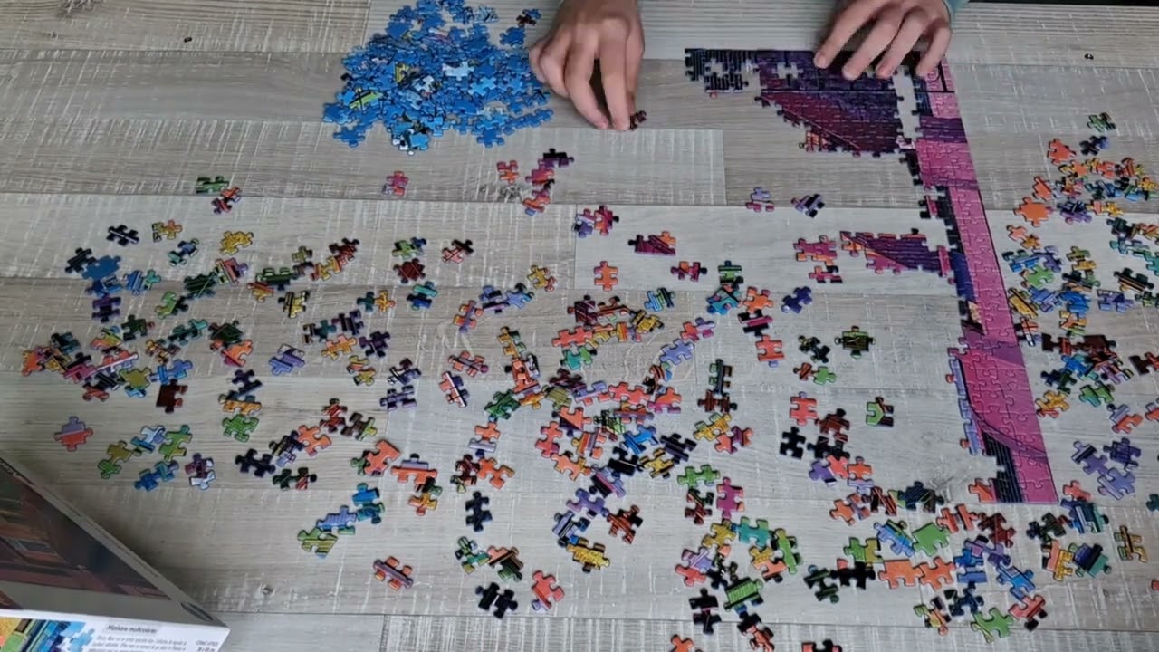 Nathan Puzzle Timelapse: Maison Multicolores