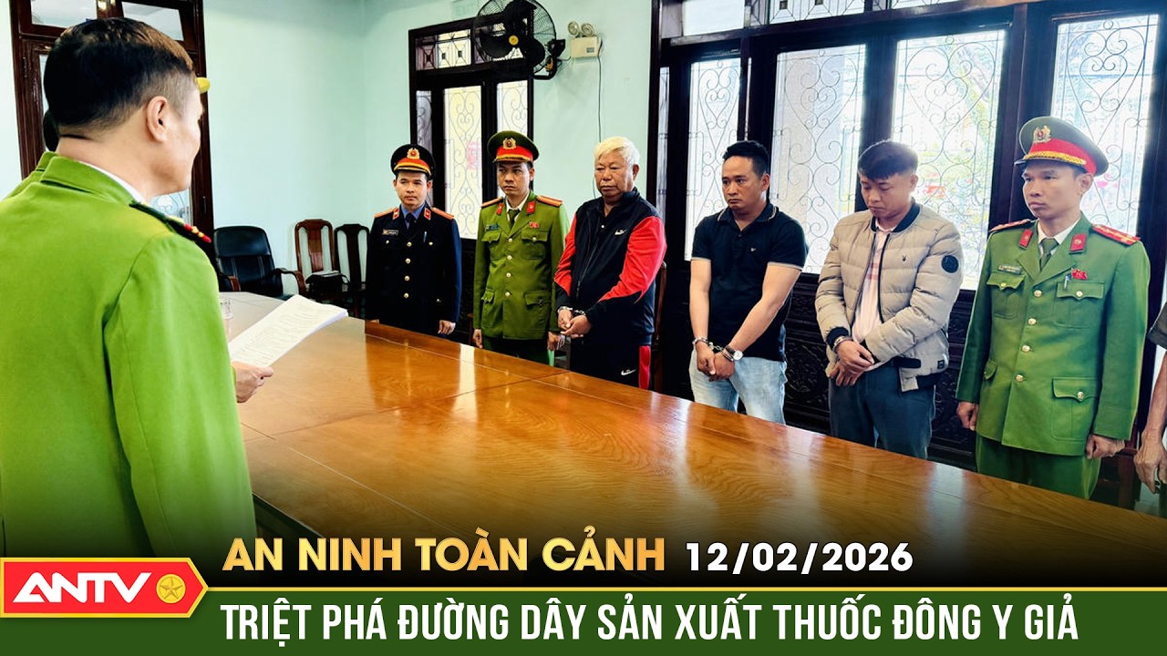 An ninh toàn cảnh ngày 12/2: Phá đường dây làm giả 'thuốc đông y cổ truyền' từ bột ngô, thuốc tây