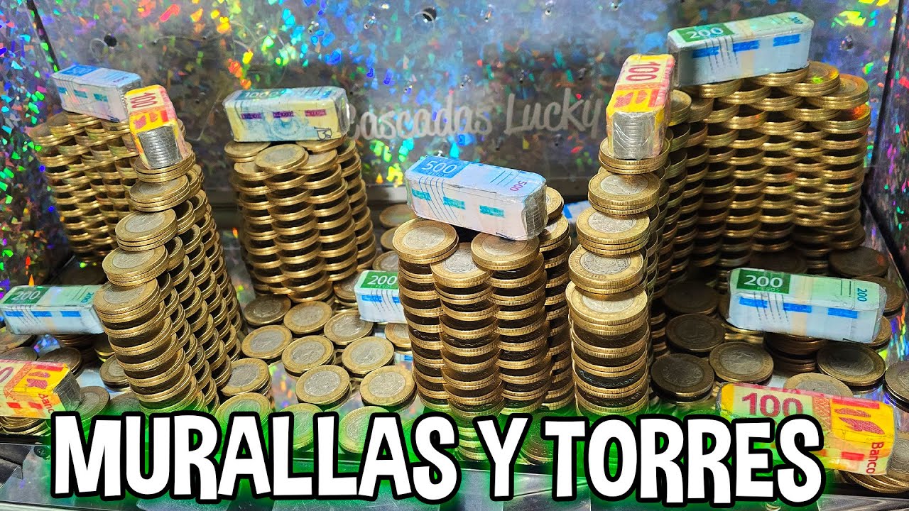 No me creo lo FACIL QUE CAYÓ la primer torre de Monedas #coinpusher #viral #tragamonedas #mexico