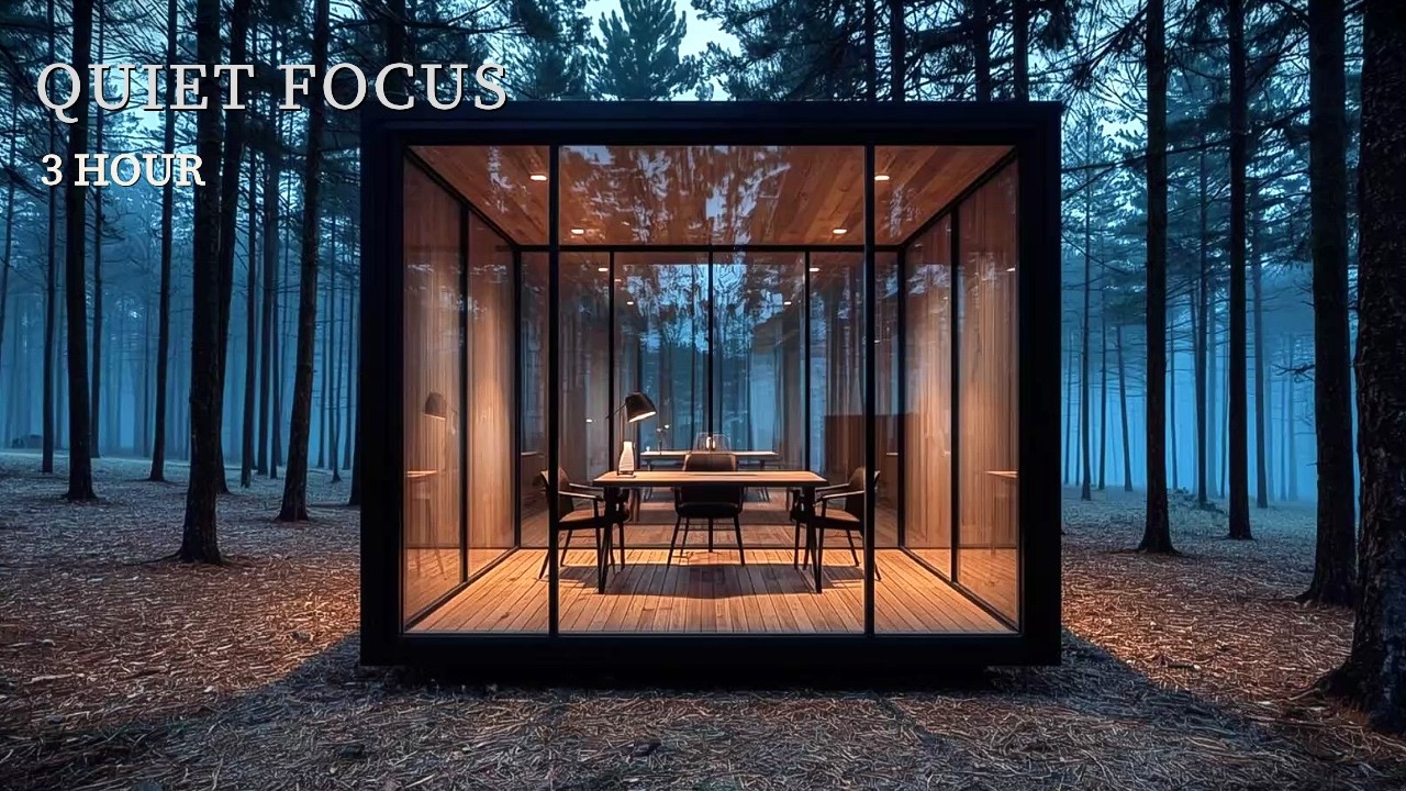 [Quiet Focus] Quiet Café Atmosphere — 카페처럼 편안한 집중 음악 (3 Hour)