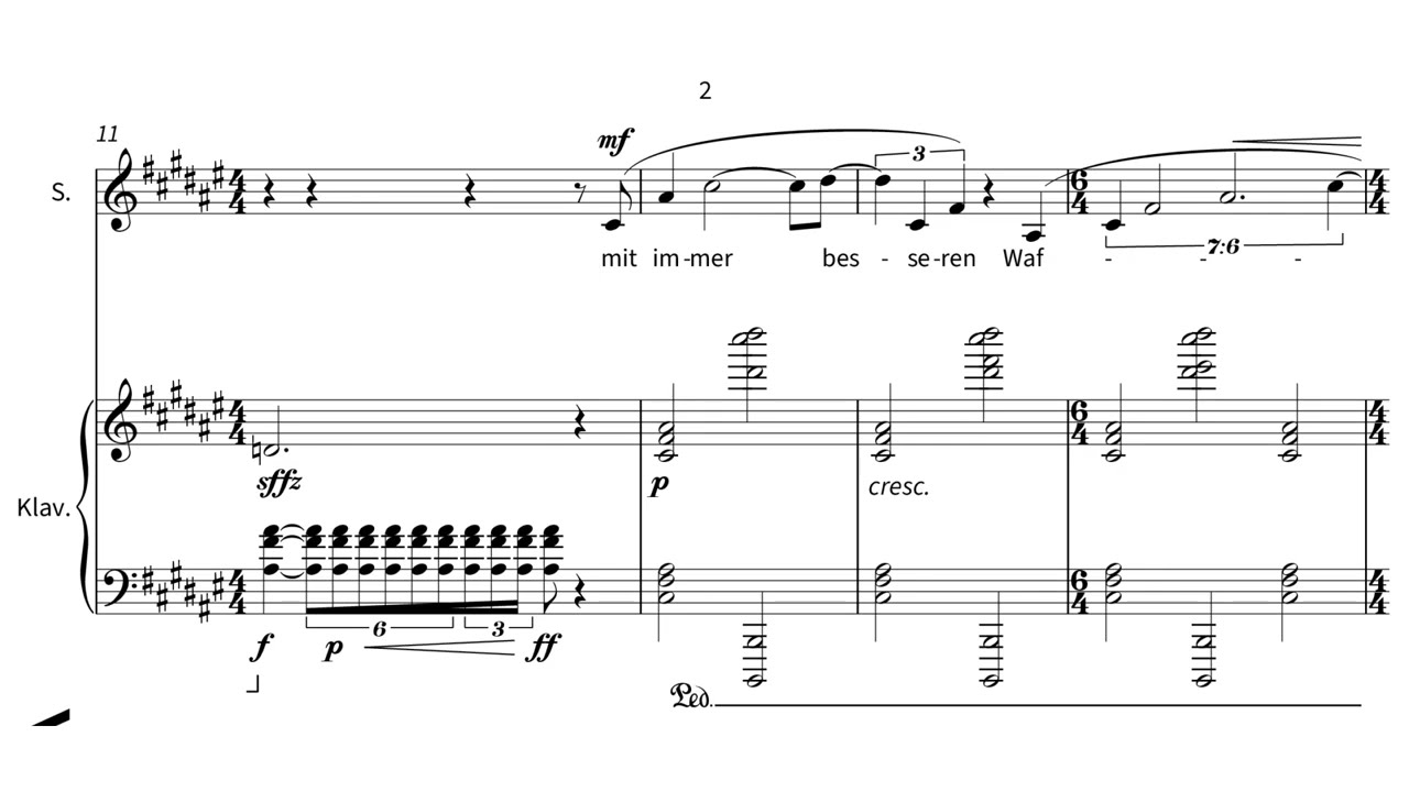 Michael Schultheis: Sich lieben in einer Zeit (for soprano and piano, 2025)