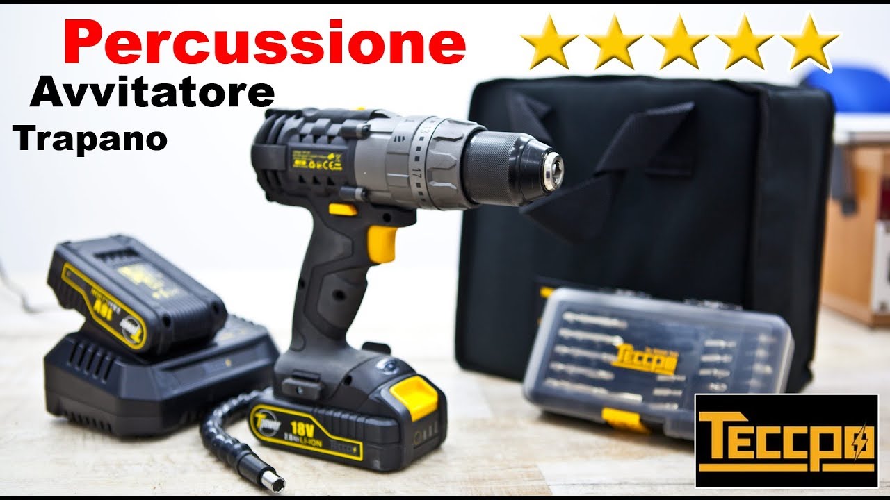 POTENTISSIMO Trapano avvitatore + percussione teccpo, Recensione