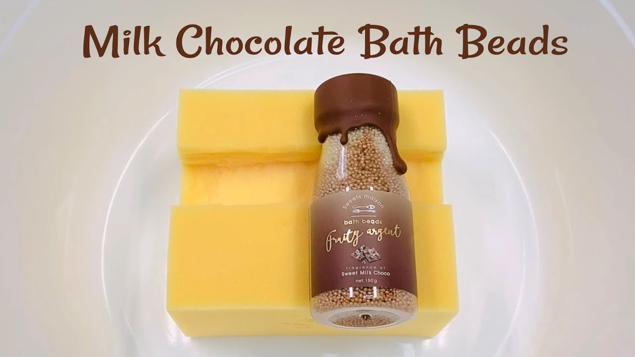 ASMR Sponge 493.Milk Chocolate Bath Beads