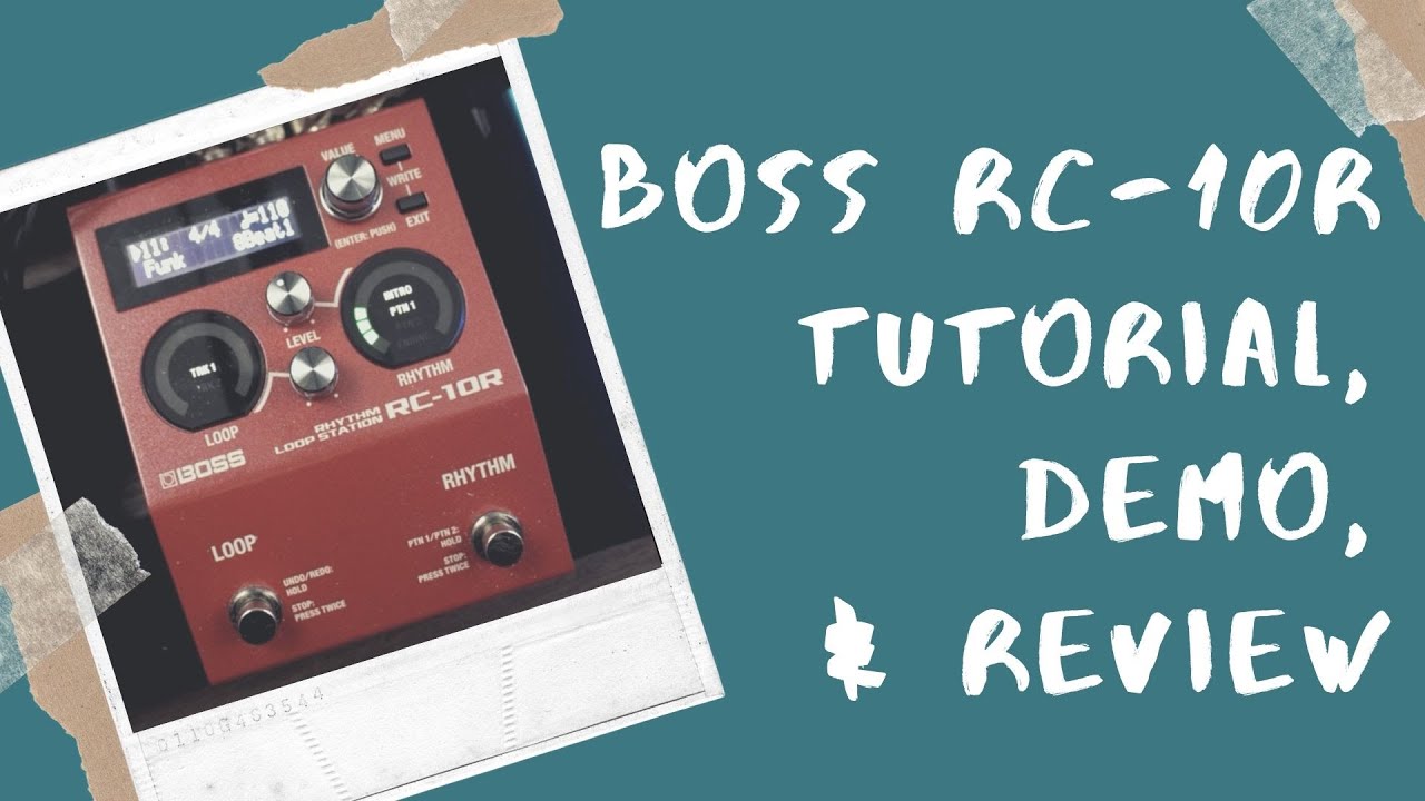 Учебное пособие, демонстрация и обзор BOSS RC-10R