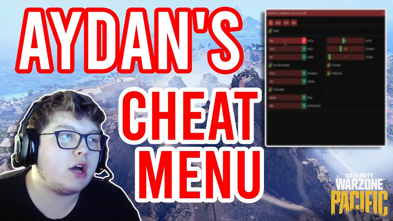 AYDAN CHEAT MENU Popped Up? Is Aydan Cheating on Stream and what Warzone Cheat is he using???